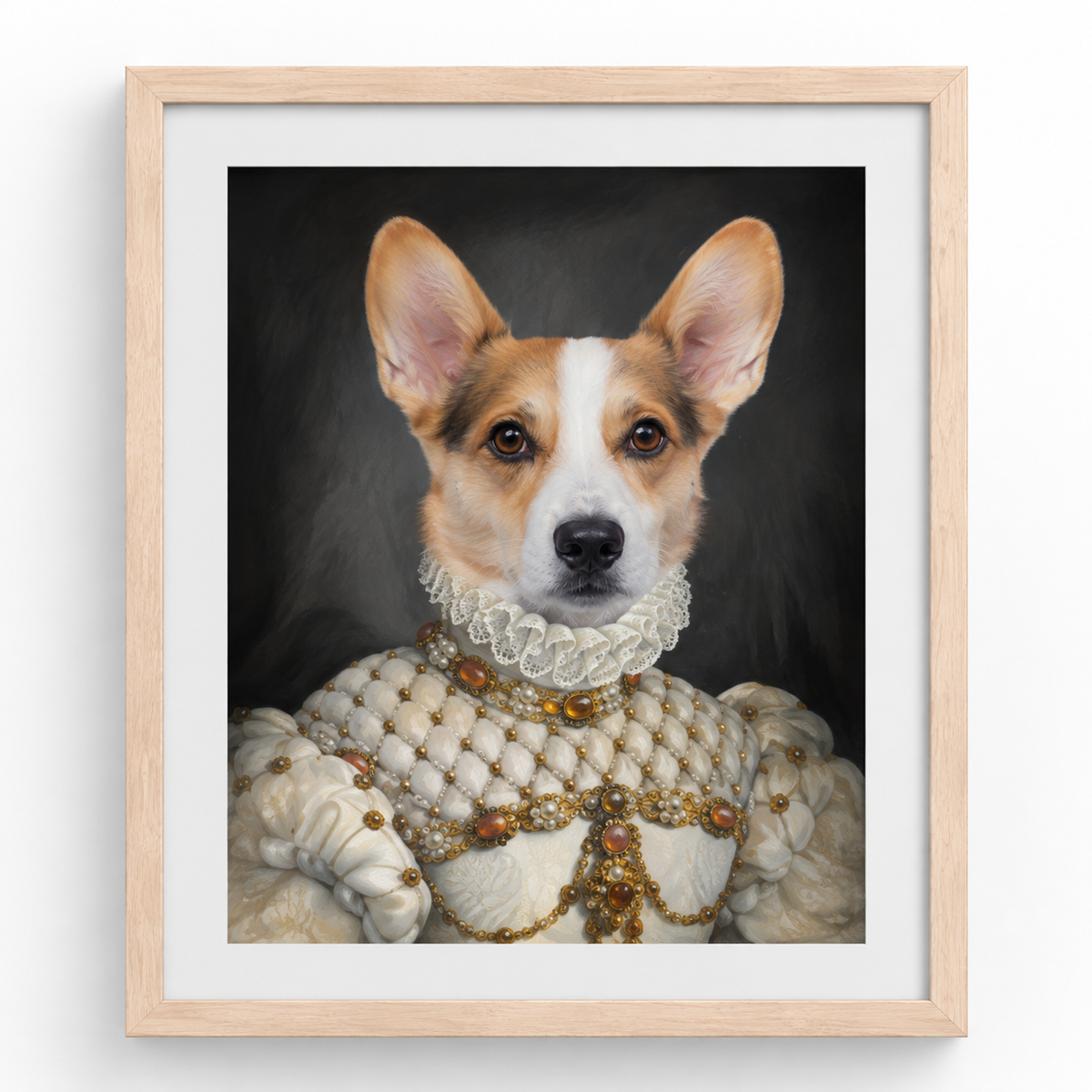 The Proper Lady Custom Pet Portrait — gallery 04 — Dear Paw Studio