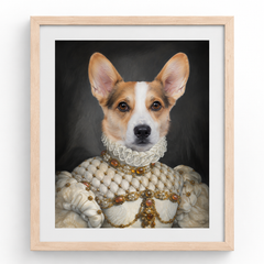 The Proper Lady Custom Pet Portrait — gallery 04 — Dear Paw Studio