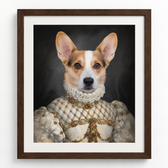 The Proper Lady Custom Pet Portrait — gallery 05 — Dear Paw Studio