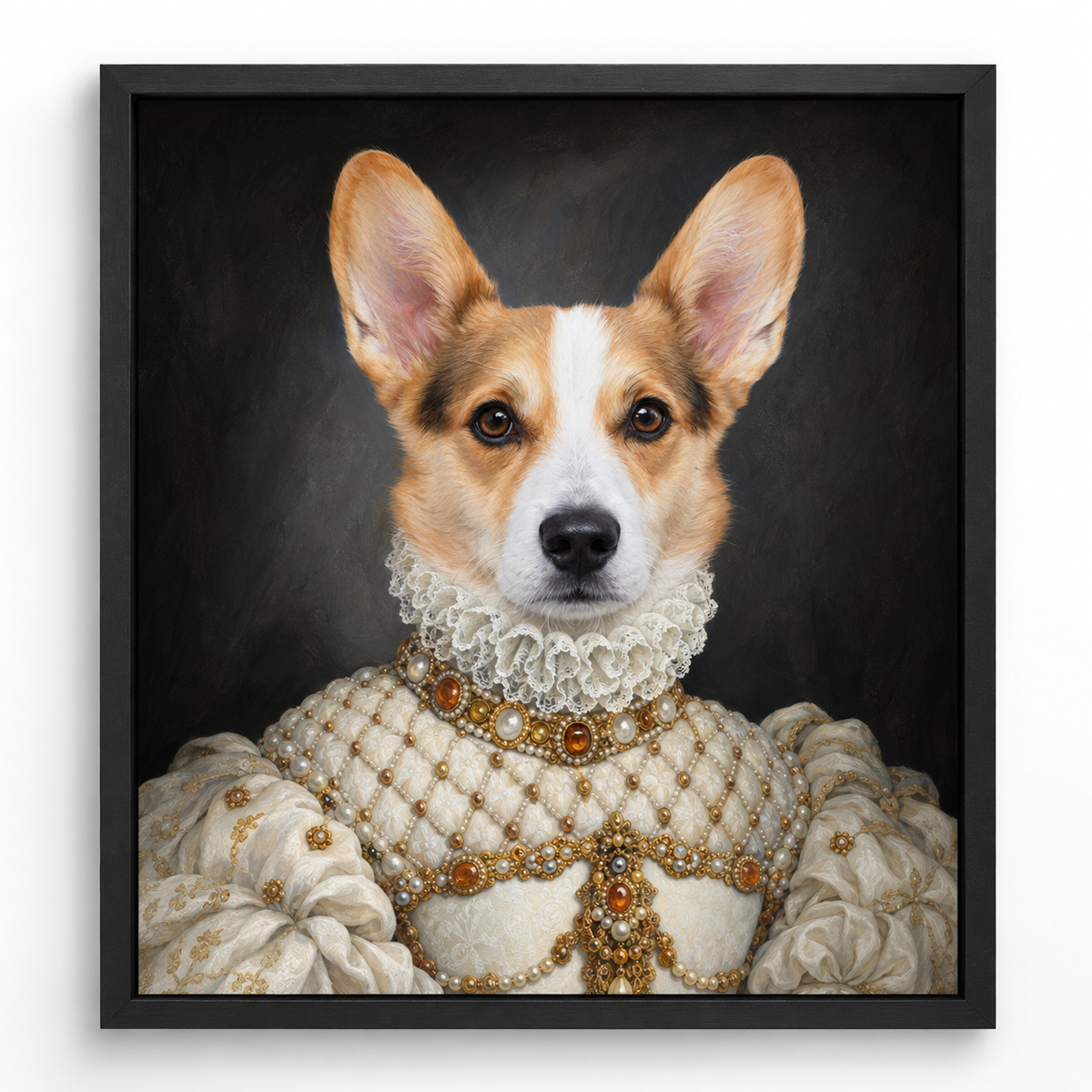 The Proper Lady Custom Pet Portrait — gallery 06 — Dear Paw Studio