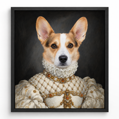 The Proper Lady Custom Pet Portrait — gallery 06 — Dear Paw Studio