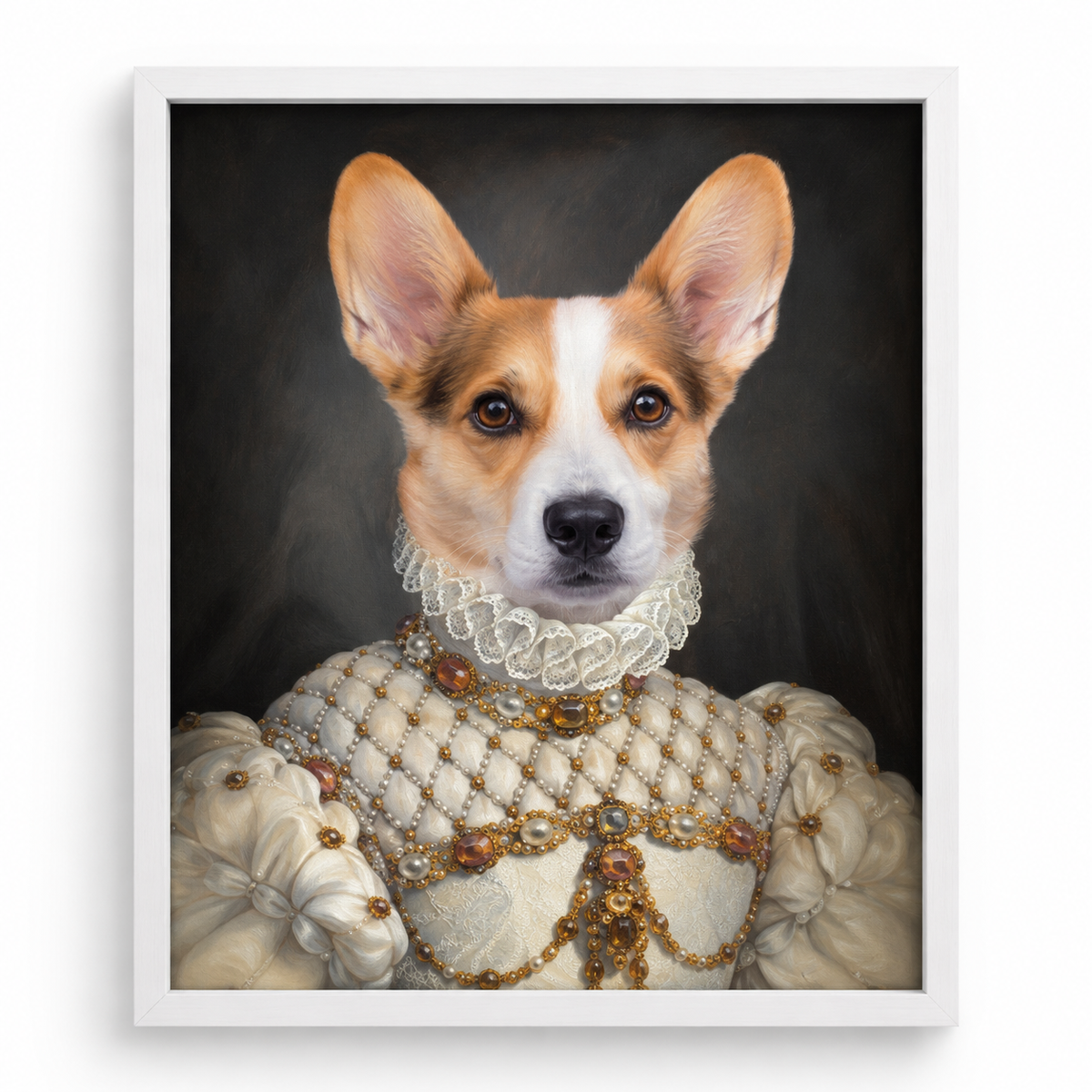 The Proper Lady Custom Pet Portrait — gallery 07 — Dear Paw Studio