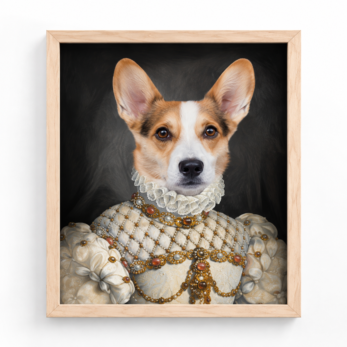 The Proper Lady Custom Pet Portrait — gallery 08 — Dear Paw Studio
