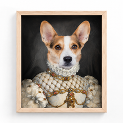The Proper Lady Custom Pet Portrait — gallery 08 — Dear Paw Studio