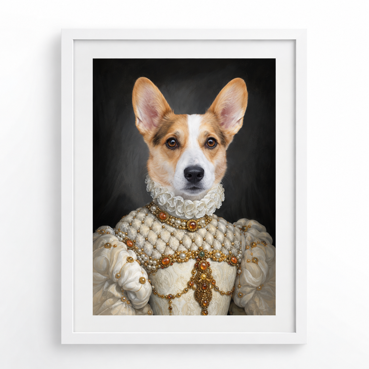 The Proper Lady Custom Pet Portrait — gallery 10 — Dear Paw Studio