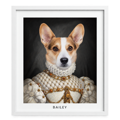The Proper Lady Custom Pet Portrait — gallery 12 — Dear Paw Studio