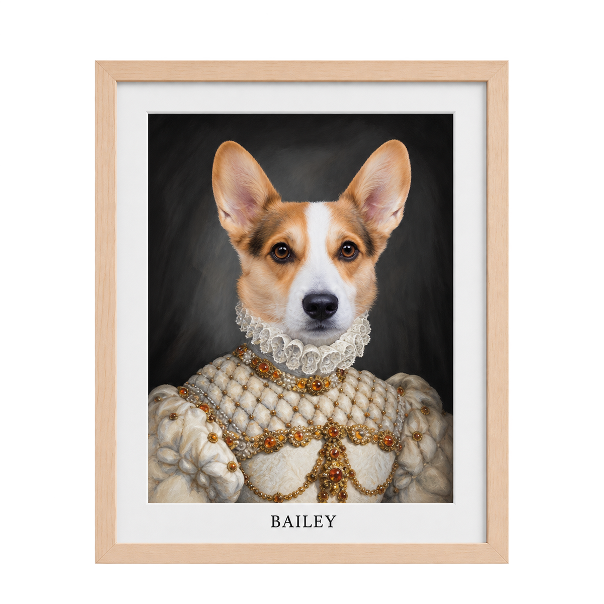 The Proper Lady Custom Pet Portrait — gallery 13 — Dear Paw Studio