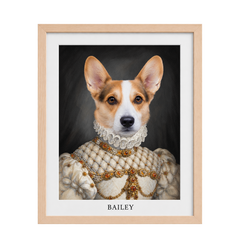 The Proper Lady Custom Pet Portrait — gallery 13 — Dear Paw Studio