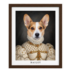 The Proper Lady Custom Pet Portrait — gallery 14 — Dear Paw Studio