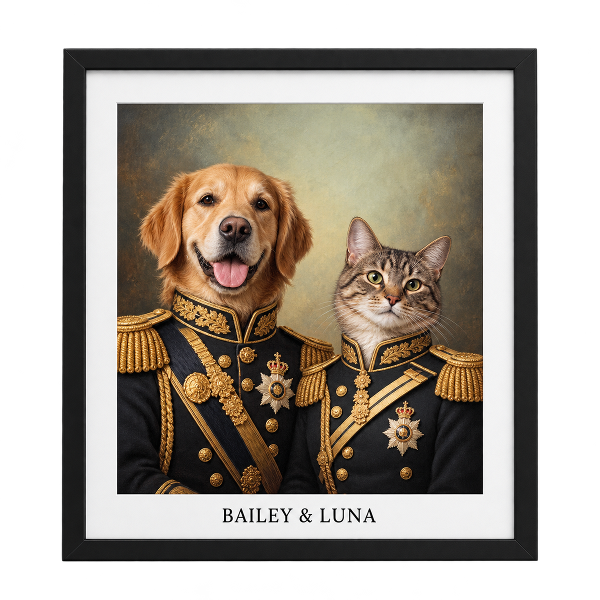 The Protectors Custom Pet Portrait — gallery the-protectors — Dear Paw Studio