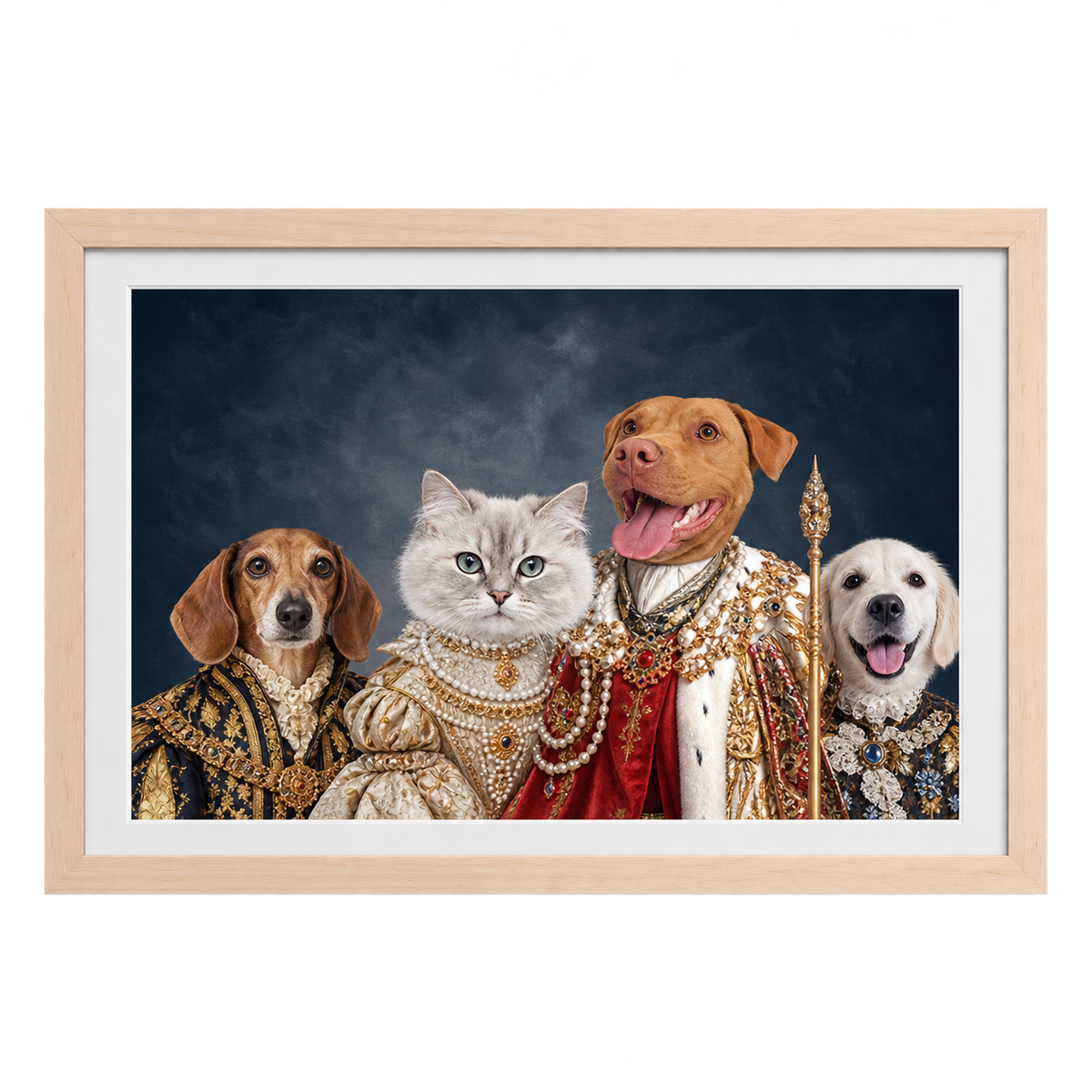 The Royal Court Custom Pet Portrait — gallery 03 — Dear Paw Studio
