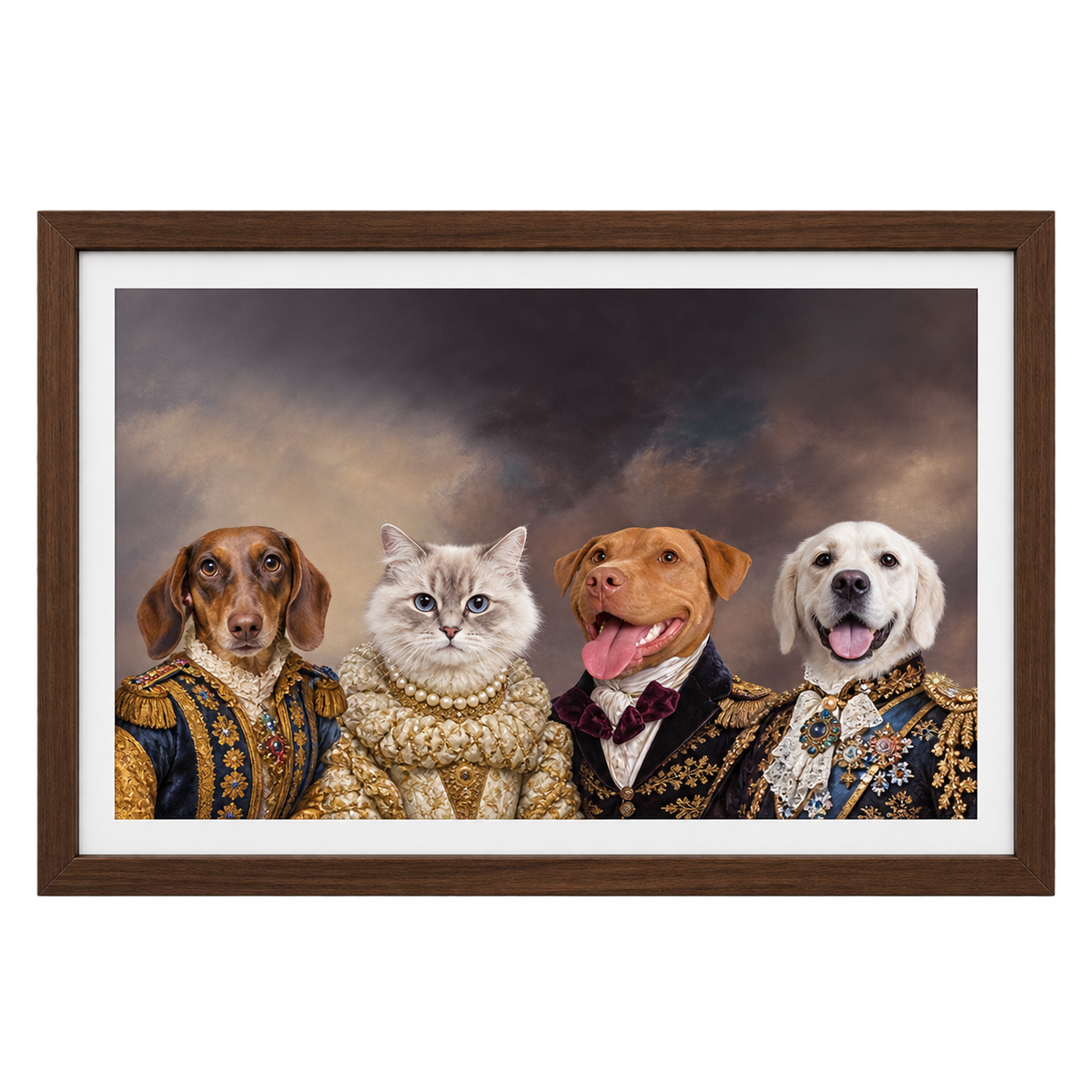 The Royal Court Custom Pet Portrait — gallery 04 — Dear Paw Studio