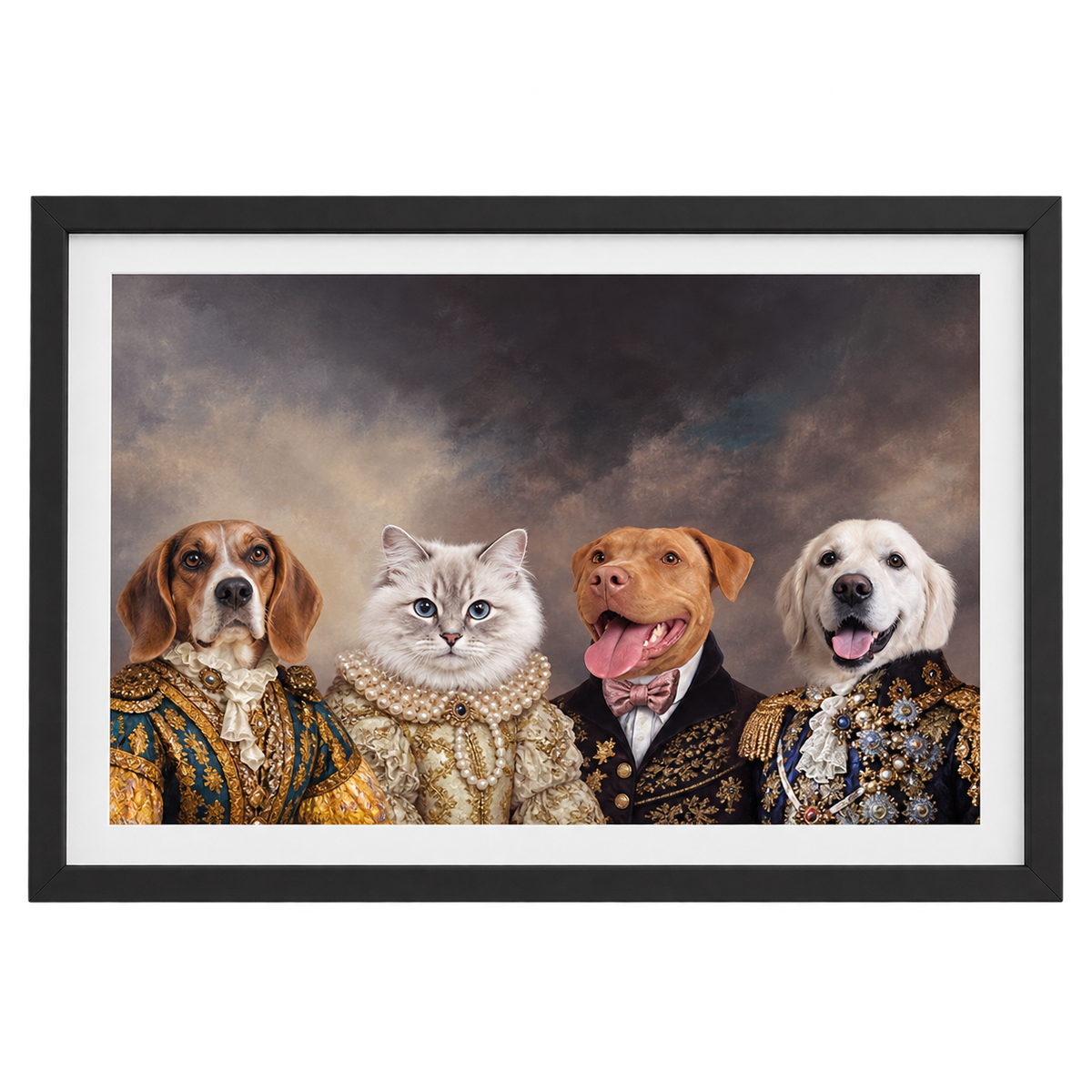 The Royal Court Custom Pet Portrait — gallery 05 — Dear Paw Studio