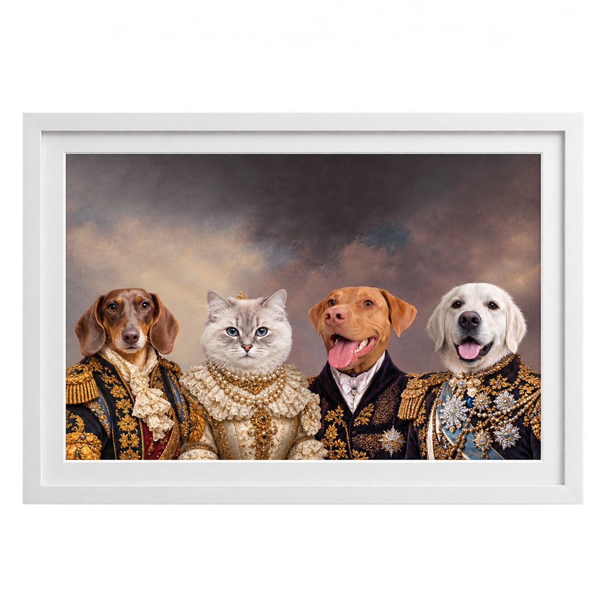 The Royal Court Custom Pet Portrait — gallery 06 — Dear Paw Studio