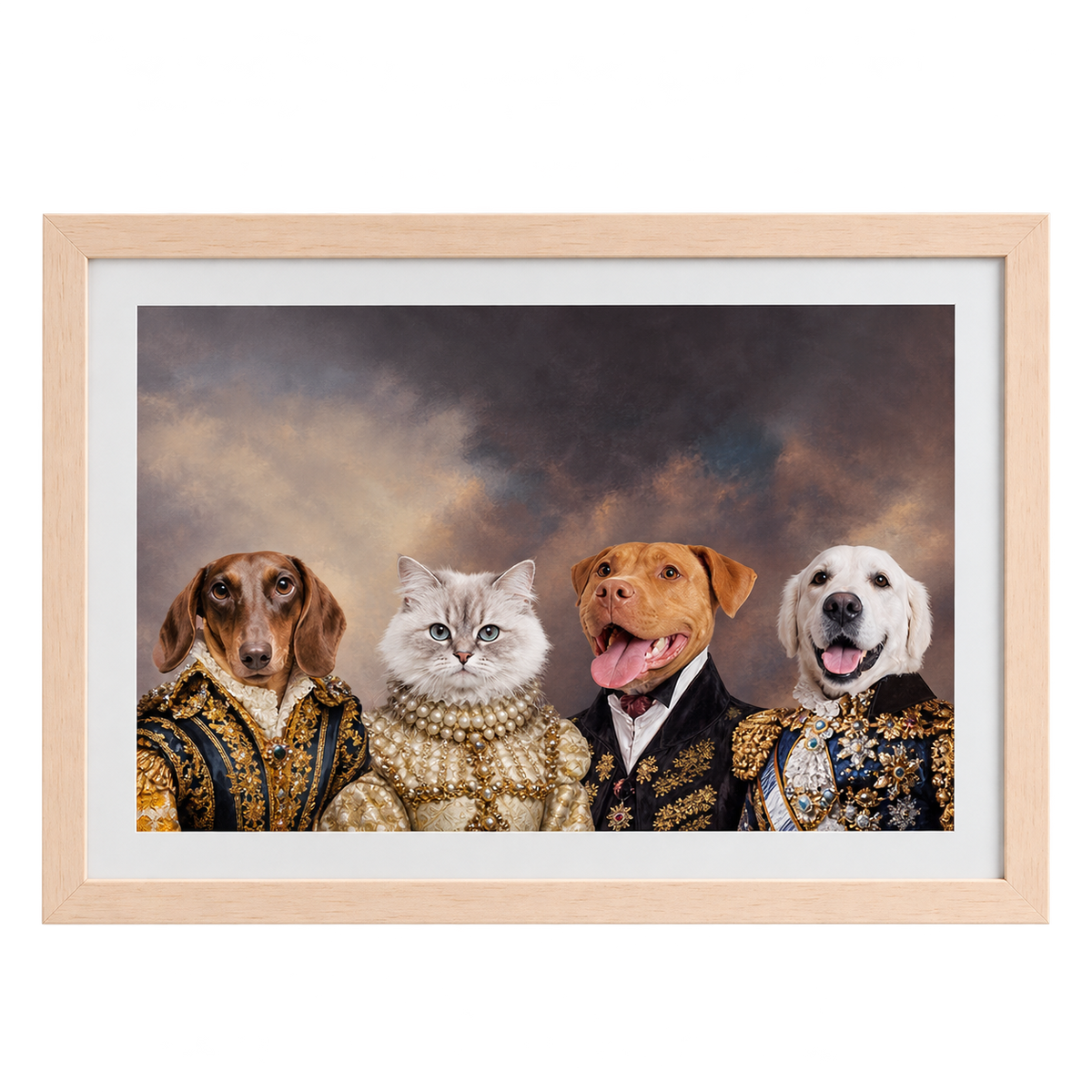 The Royal Court Custom Pet Portrait — gallery 07 — Dear Paw Studio
