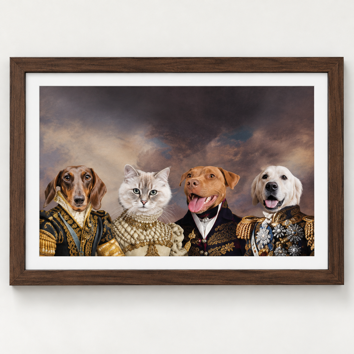 The Royal Court Custom Pet Portrait — gallery 08 — Dear Paw Studio