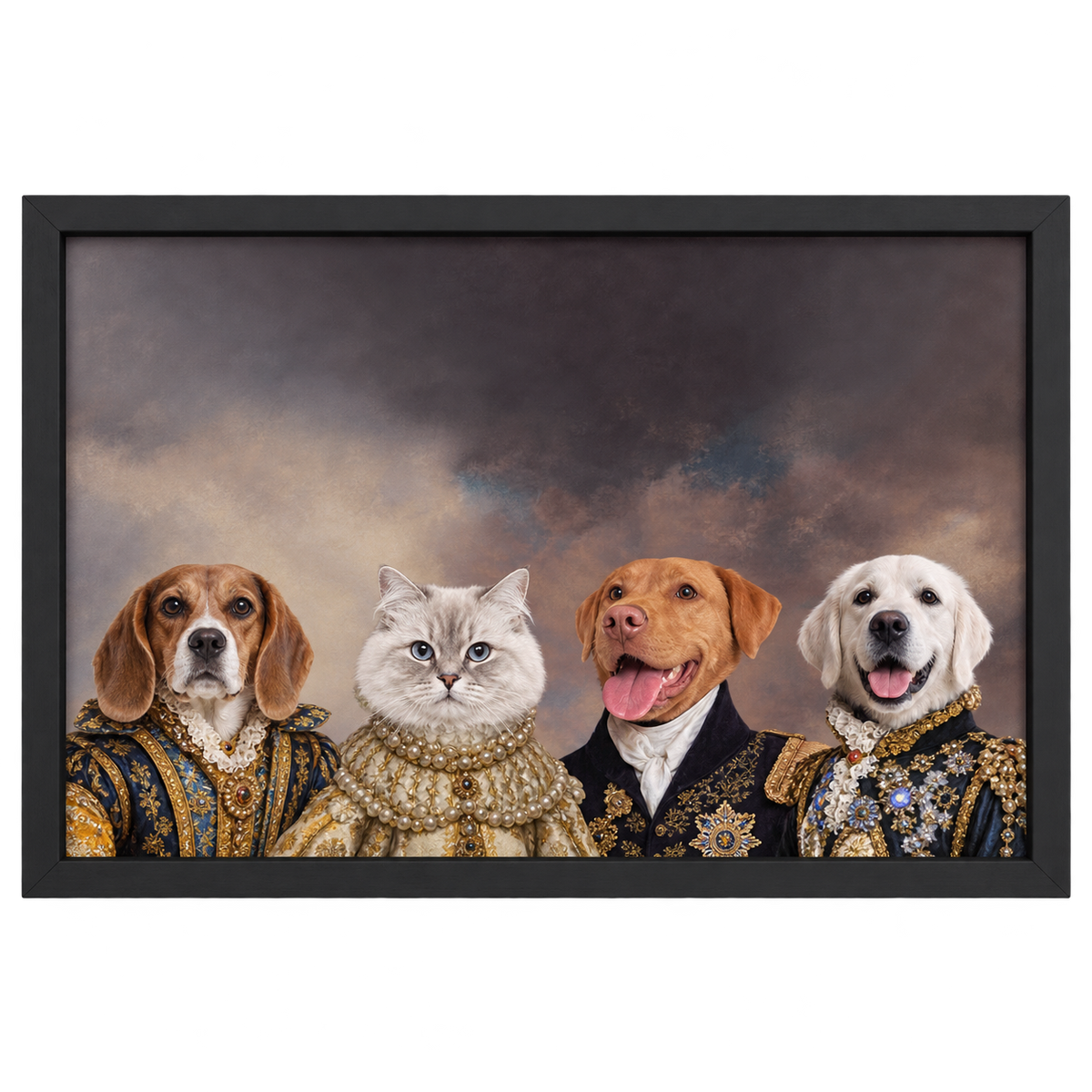 The Royal Court Custom Pet Portrait — gallery 09 — Dear Paw Studio
