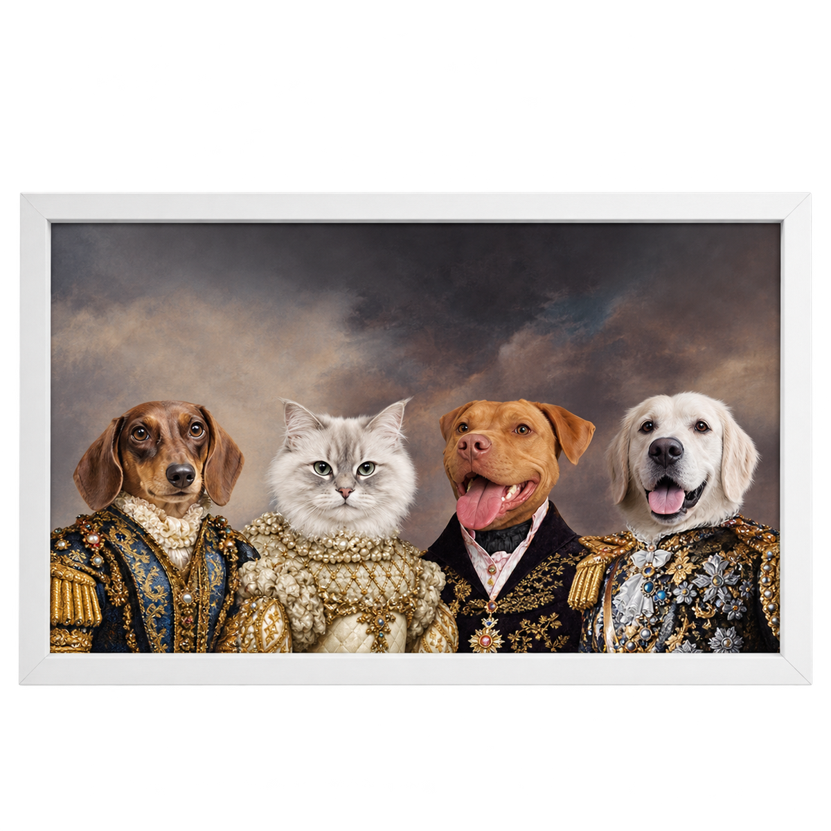 The Royal Court Custom Pet Portrait — gallery 10 — Dear Paw Studio