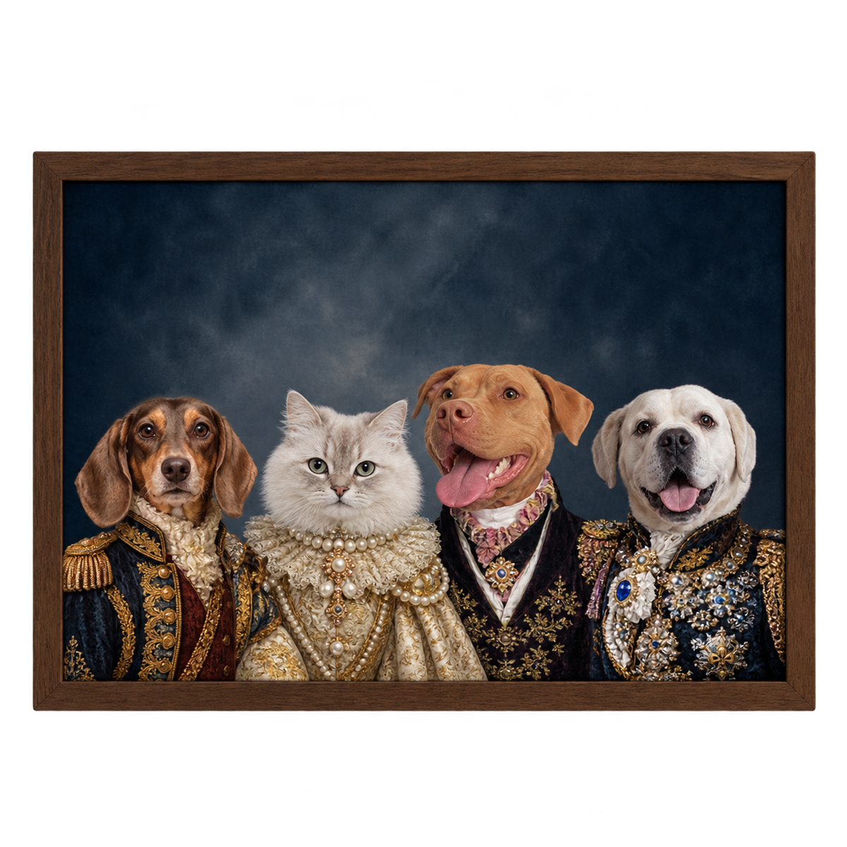 The Royal Court Custom Pet Portrait — gallery 12 — Dear Paw Studio