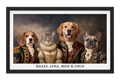 The Royal Court Custom Pet Portrait — gallery the-royal-court — Dear Paw Studio
