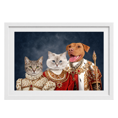 The Royal Family Custom Pet Portrait — gallery 02 — Dear Paw Studio