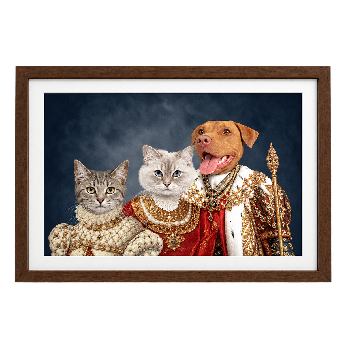 The Royal Family Custom Pet Portrait — gallery 03 — Dear Paw Studio