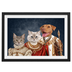 The Royal Family Custom Pet Portrait — gallery 04 — Dear Paw Studio