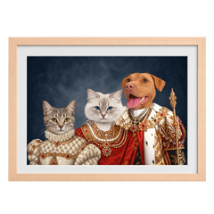 The Royal Family Custom Pet Portrait — gallery 06 — Dear Paw Studio