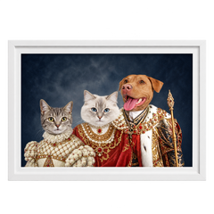 The Royal Family Custom Pet Portrait — gallery 09 — Dear Paw Studio