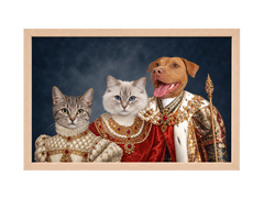 The Royal Family Custom Pet Portrait — gallery 10 — Dear Paw Studio