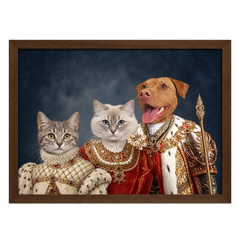 The Royal Family Custom Pet Portrait — gallery 11 — Dear Paw Studio