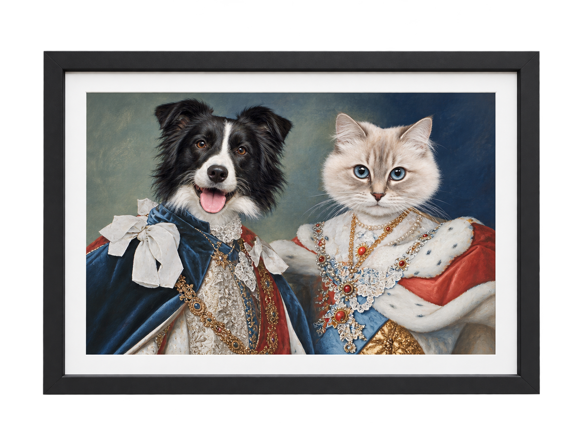 Their Majesties Custom Pet Portraits — gallery 05 — Dear Paw Studio