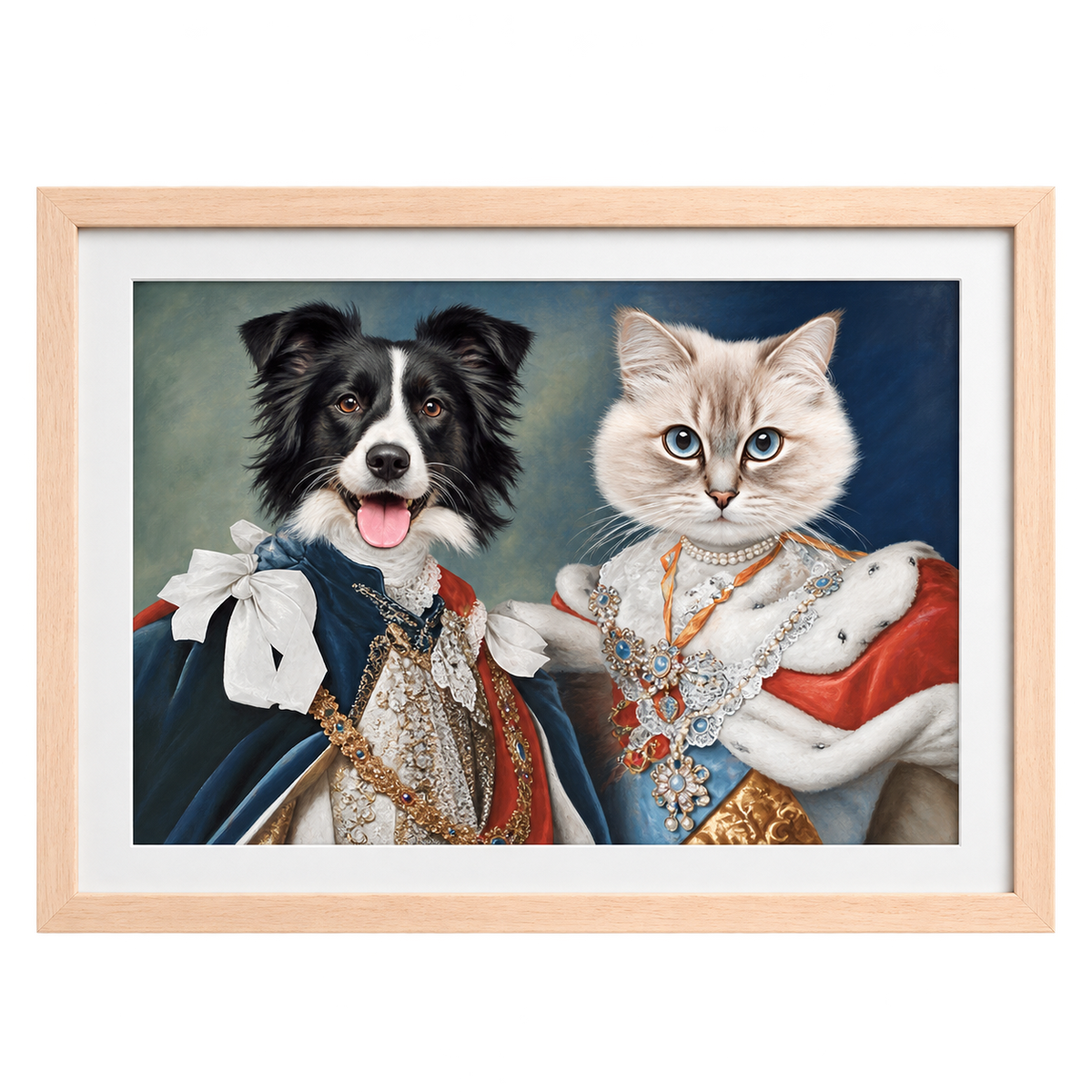 Their Majesties Custom Pet Portraits — gallery 07 — Dear Paw Studio