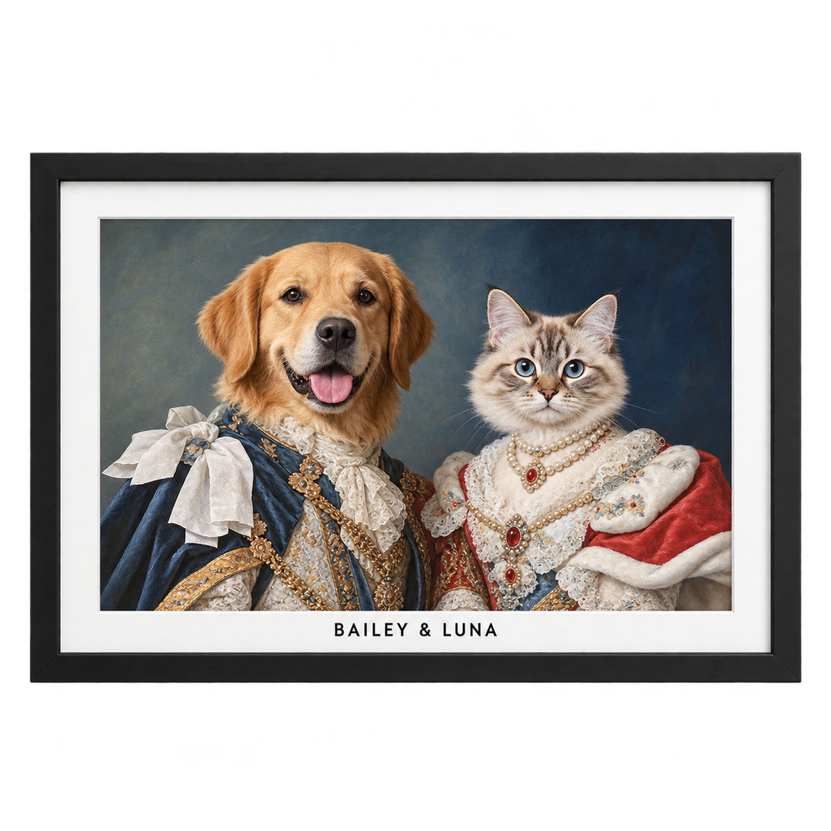 Their Majesties Custom Pet Portraits — gallery their-majesties — Dear Paw Studio