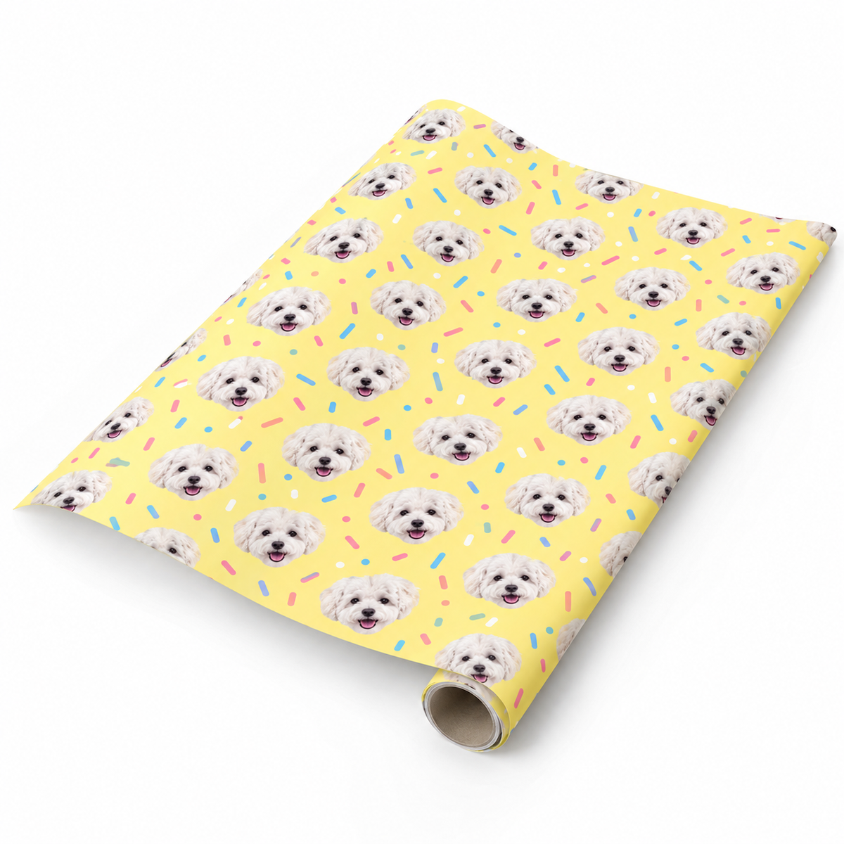 Custom One Pet Portrait Wrapping Paper — gallery 10 — Dear Paw Studio