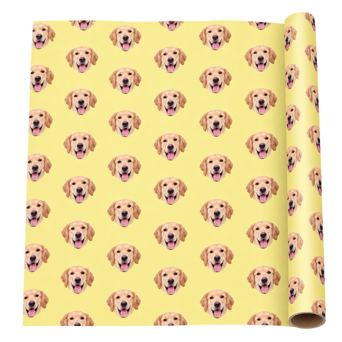 Custom One Pet Portrait Wrapping Paper — gallery 14 — Dear Paw Studio