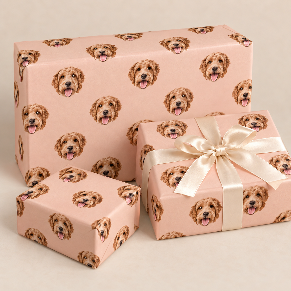 Custom One Pet Portrait Wrapping Paper — gallery 16 — Dear Paw Studio