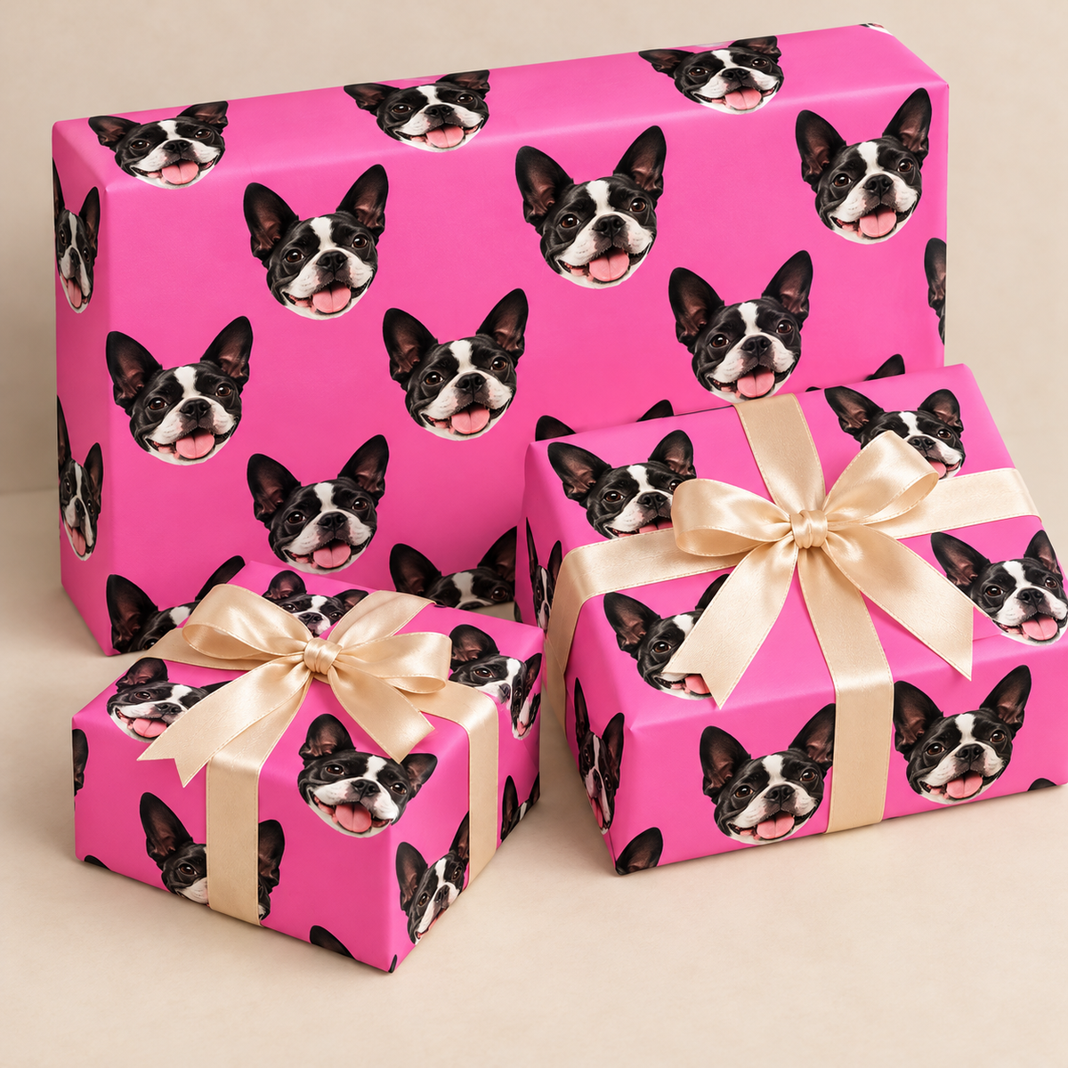 Custom One Pet Portrait Wrapping Paper — gallery 17 — Dear Paw Studio